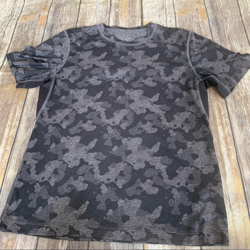 Asics camouflage  lightweight activewear shirt